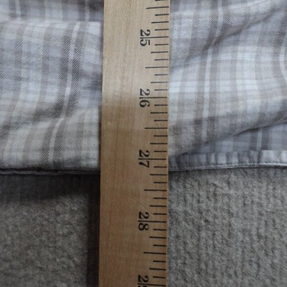 Patagonia Shirt Medium Gray Organic Cotton Flannel - Picture 8 of 9